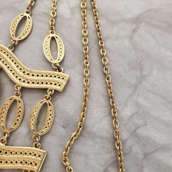 ✨ Stella and Dot Vintage Antique Boho Summer Iconic Kimberly Statement Necklace - Picture 13 of 16